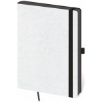 MEMORY Zápisník White tečkovaný 14,5 × 20,5 cm – Sleviste.cz