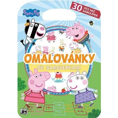 Peppa Pig Omalovánky se samolepkami – Zbozi.Blesk.cz