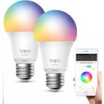 TP-Link Tapo L530E Smart žárovka E27, 8,7 W vícebarevná RGB 2 ks – Zbozi.Blesk.cz