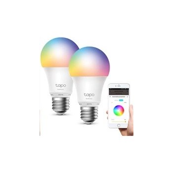 TP-Link Tapo L530E Smart žárovka E27, 8,7 W vícebarevná RGB 2 ks