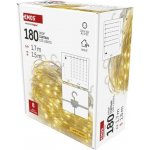 Emos D3EW02 LED vánoční nano řetěz záclona 2,9x1,5 m venkovní i vnitřní teplá bílá programy – Sleviste.cz