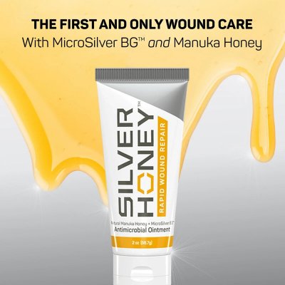 Absorbine Mast na podporu hojení otevřených ran a ochranu proti infekci Silver honey tuba 56,7 g – Zboží Dáma
