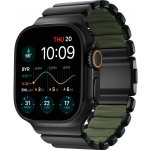 Nomad Stratos řemínek Black Titanium Forest Green z FKM pro AW 45/46/49mm NM009575858 – Zboží Živě