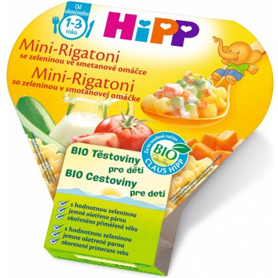 HiPP BIO Mini-Rigatoni se zeleninou 6 x 250 g