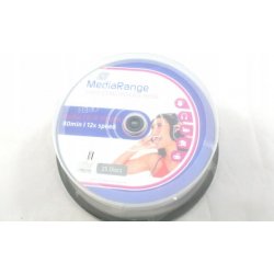 MediaRange CD-R 700MB 52x, printable, spindle, 25ks (MR223)