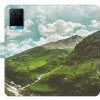 Pouzdro a kryt na mobilní telefon Pouzdro iSaprio Flip s kapsičkami na karty - Mountain Valley Vivo Y21 / Y21s / Y33s
