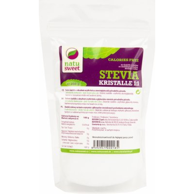 Natusweet Sladidlo ze stévie kristalle 1:1 200 g – Hledejceny.cz