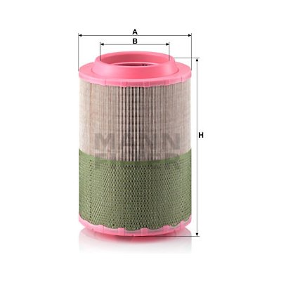 MANN-FILTER Vzduchový filtr C25740 – Zboží Mobilmania