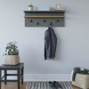 Předsíňová stěna Hanah Home Coat Hanger Rolker Anthracite Oak Anthracite Oak