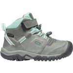 Keen Ridge Flex Mid Wp Children grey/blue tint – Zboží Dáma