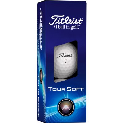 Titleist ball Tour Soft 2024 White (bílé) 3 ks