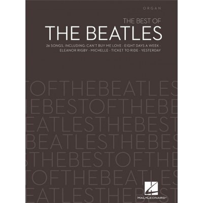 Best of the Beatles (noty na varhany) – Zbozi.Blesk.cz