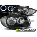 Tuning-Tec Přední čirá světla BMW 1 E81 - E87 (2004 - 2012) - černé - Angel Eyes – Hledejceny.cz