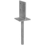 Patka sloupku typu T" zapuštěná 90 x 130 x 8 mm PSW 90" – Zboží Mobilmania