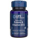 Life Extension BioActive Folate & Vitamin B12 90 kapslí – Hledejceny.cz