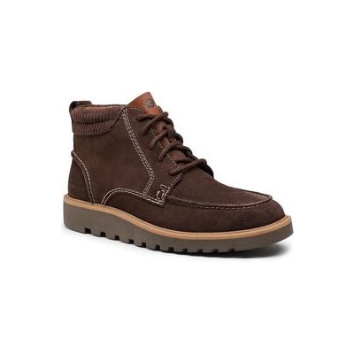 Clarks kotníková obuv Barnes Mid 261675657 hnědá – Zboží Mobilmania