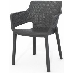 KETER EVA zahradní židle, 57,7 x 62,5 x 79 cm, grafit 17210109