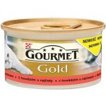 Gourmet Gold Savoury Cake KK S hovězím & rajčaty 85 g – Hledejceny.cz