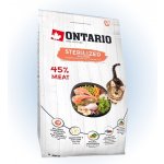 Ontario Cat Sterilised Salmon 2 kg – Hledejceny.cz