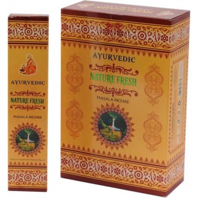 Ayurvedic Nature Fresh indické vonné tyčinky 12 x 15 g – Hledejceny.cz