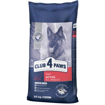 Club4Paws Premium Active Adult active dogs of All Breeds 20 kg
