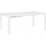 Bizzotto Kiplin 180/240 x 100 cm Bílý hliníkový rozkládací zahradní stůl – Hledejceny.cz