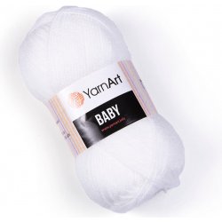 Yarn Art příze Baby 501 bílá