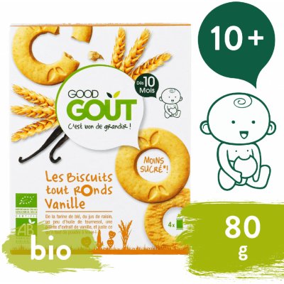 Good Gout BIO VANILKOVÁ KOLEČKA 80 g – Zboží Dáma
