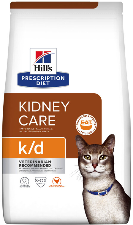 Hill's Fel. PD K/D Péče o ledviny pro kočky Kuře 0,3 kg