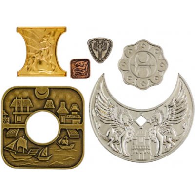 Sada kovových mincí Waterdeep Coins for Dungeons&Dragons