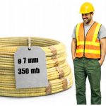 Kompozitní výztužné tyče ze skelných vláken fi 7 mm 350 m – Hledejceny.cz