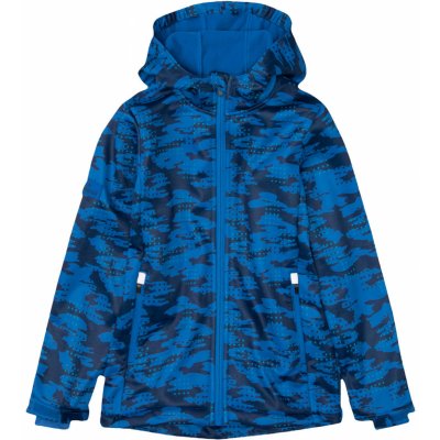 Rocktrail Chlapecká softshellová bunda modrá/vzor