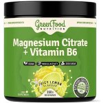 GreenFood Nutrition Magnesium Citrate + Vitamin B6 150 g juicy lemon – Hledejceny.cz