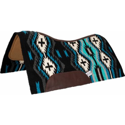 Pool's Dečka podsedlová New Zeland Wool westernová royal blue black turquase – Hledejceny.cz