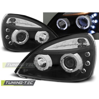 Tuning-Tec Přední čirá světla Renault Clio II Facelift (2001 - 2005) - černé - Angel Eyes – Hledejceny.cz