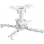 Stropní držák na projektor Vivolink 35kg max, 25,5 cm, 360 °, bílá barva – Zbozi.Blesk.cz