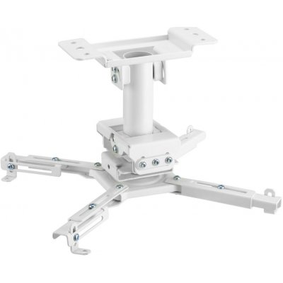 Stropní držák na projektor Vivolink 35kg max, 25,5 cm, 360 °, bílá barva – Zbozi.Blesk.cz