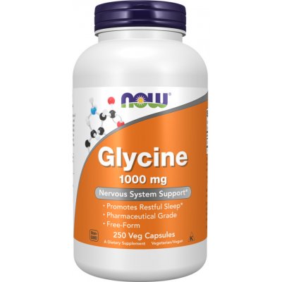 Now Foods Glycine 1000 mg 250 veg kapslí – Hledejceny.cz