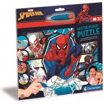 CLEMENTONI s malováním vodou Water Magic: Spiderman 30 dílků – Zboží Mobilmania