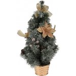 Mat Stromek vánoční v květníku 40cm ozdobený ZE mix barev – Zboží Dáma
