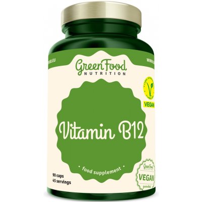 GreenFood nutrition Vitamin B12 90 kapslí – Hledejceny.cz