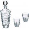 Váza Crystal Bohemia Whisky set Wave (1 karafa + 6 sklenic)