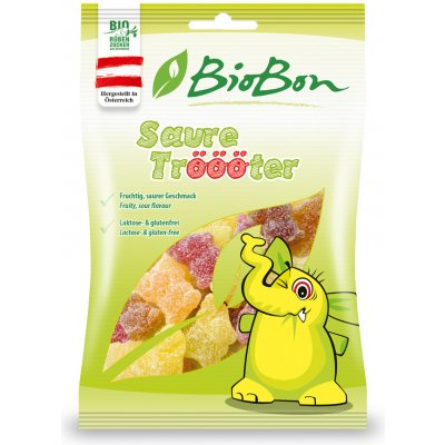 Bio Bon gumové bonbony Kyselí sloníci Bio 100 g – Zbozi.Blesk.cz