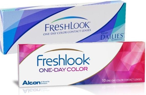 Alcon FreshLook One Day Grey nedioptrické 10 čoček