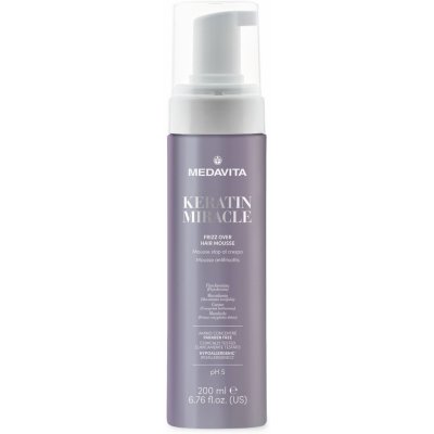 Medavita Keratin Miracle Frizz Over Hair Mousse stylingová pěna na vlasy 200 ml – Sleviste.cz