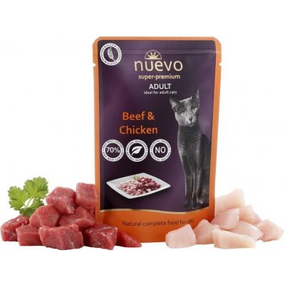 Nuevo Cat Adult Beef & Chicken 85 g