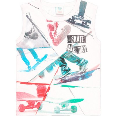 Boboli dětské bavlněné tričko Skateboard – Zboží Mobilmania