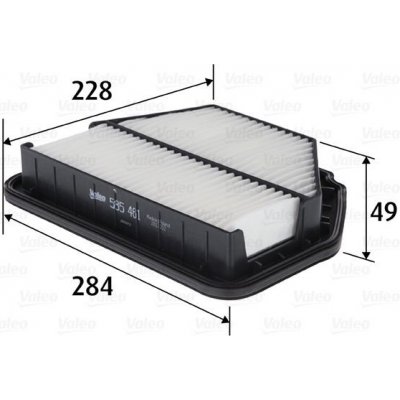 VALEO 585461 Vzduchový filtr (585461) – Hledejceny.cz
