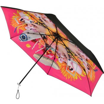 MiniMAX Personal Pink skládací deštník s UV ochranou růžový