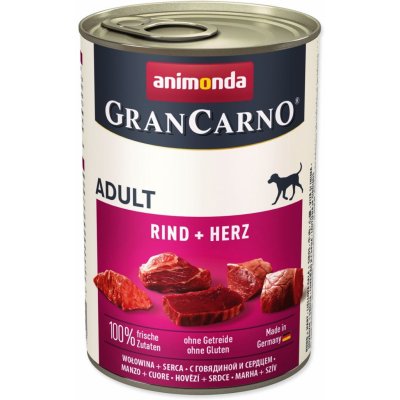 Animonda GranCarno Original Adult hovězí maso a srdce 400 g – Hledejceny.cz